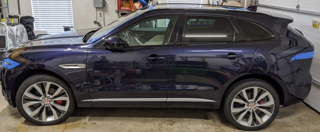 Polished out Jag F-Pace