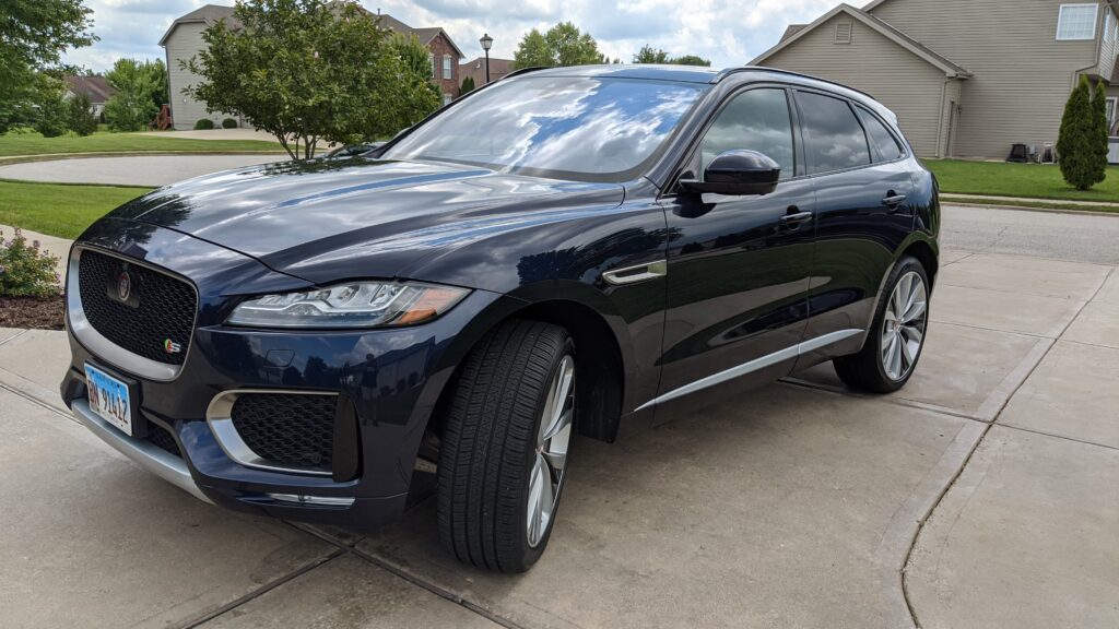 Detailed and ceramic coated Jag F-Pace