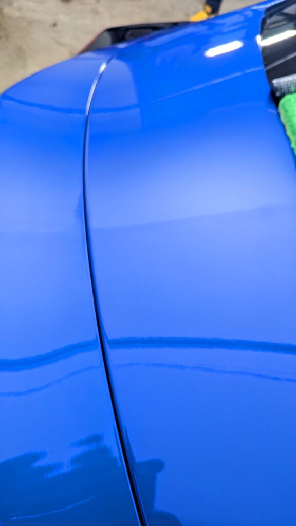 Example of Armour Detail Supply Armour Quartz Coating darkening paint